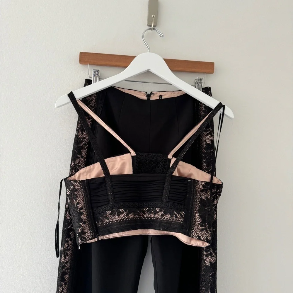 FREE PEOPLE Black Bella Print Set 4
